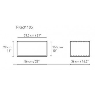 28 x 56 x 36 cm (FK631105)