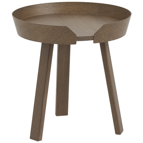 oak stained dark brown - S – Around Table - Muuto