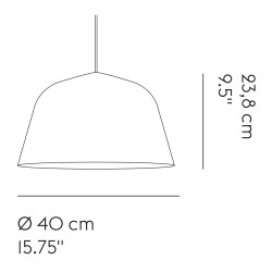 Muuto – Suspension Ambit Ø40cm, gris