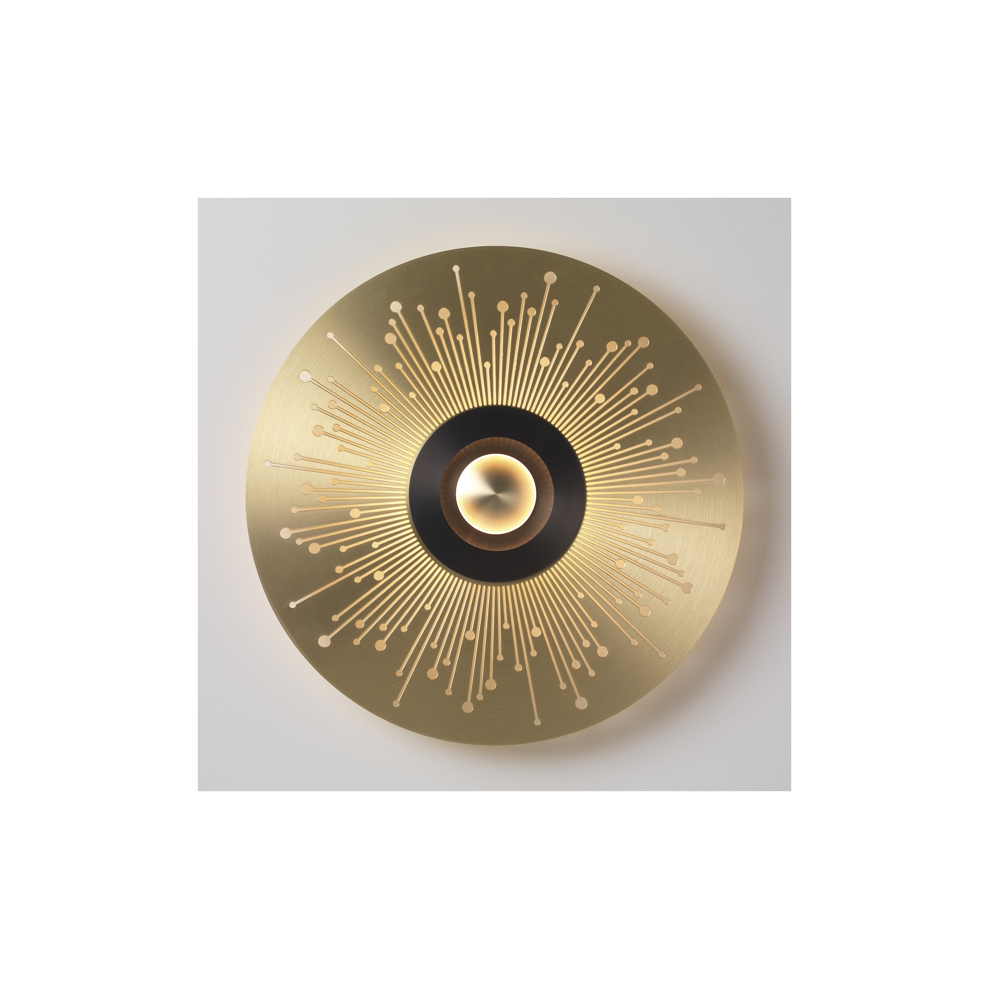 Ø44cm - brass - Earth Sun - wall / ceiling lamp - CVL Luminaires