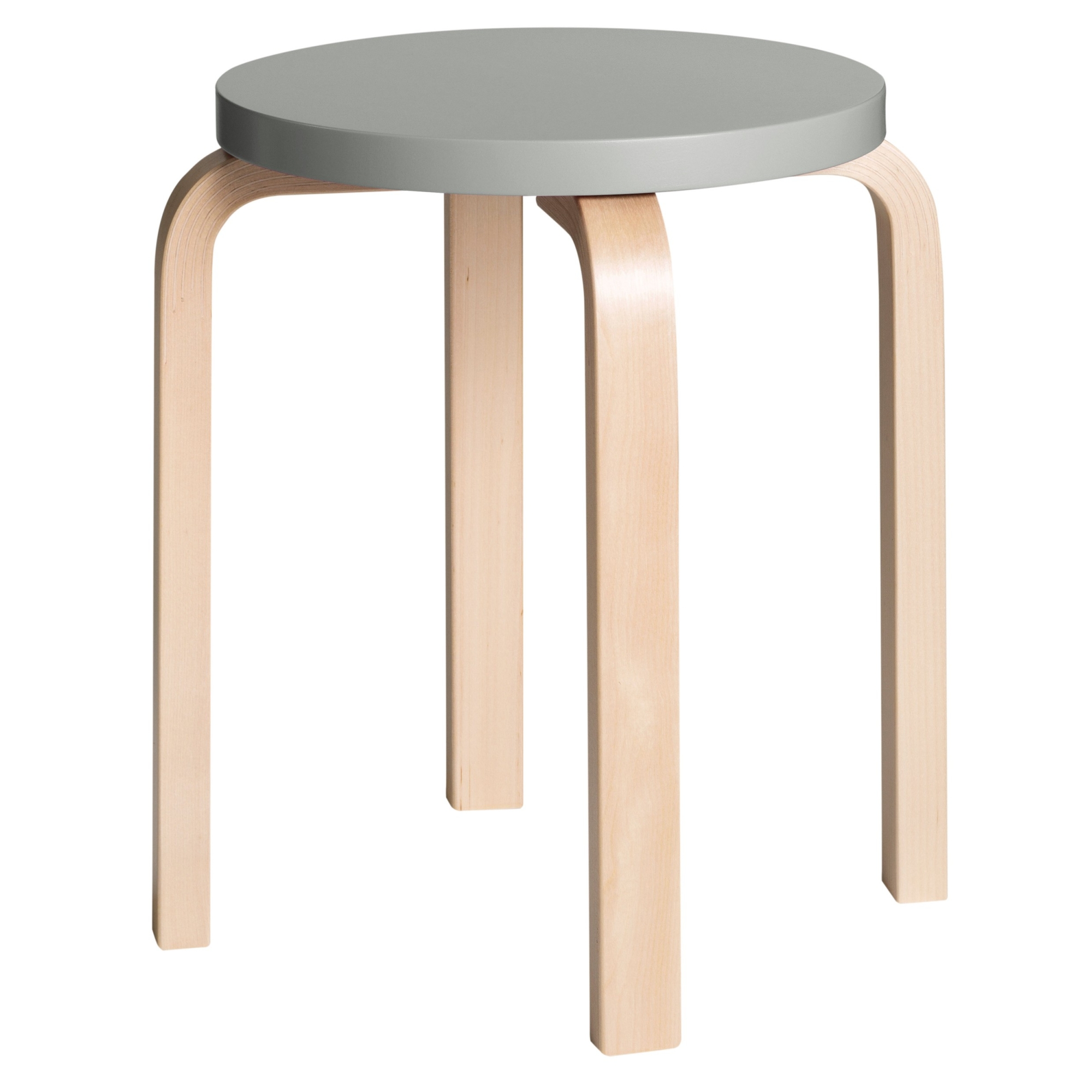 gris / bouleau - Stool E60 - Artek