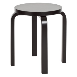 black / black - Stool E60 - Artek