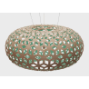 naturel/aqua - suspension Snowflake - David Trubridge