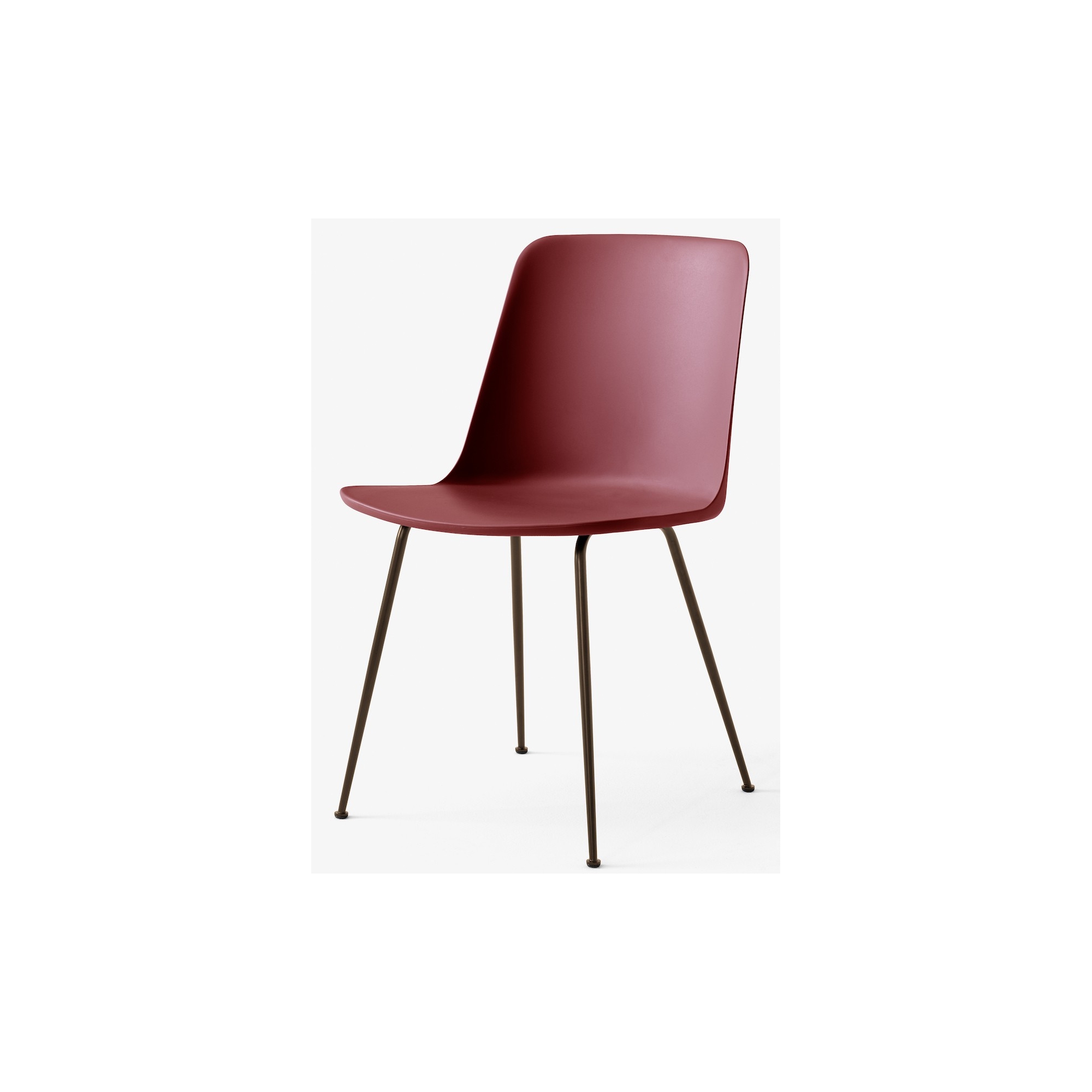 red brown / bronzed – Rely chair HW6 - &Tradition