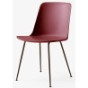 red brown / bronzed – Rely chair HW6 - &Tradition