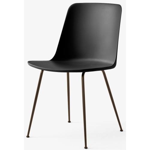 black / bronzed – Rely chair HW6 - &Tradition