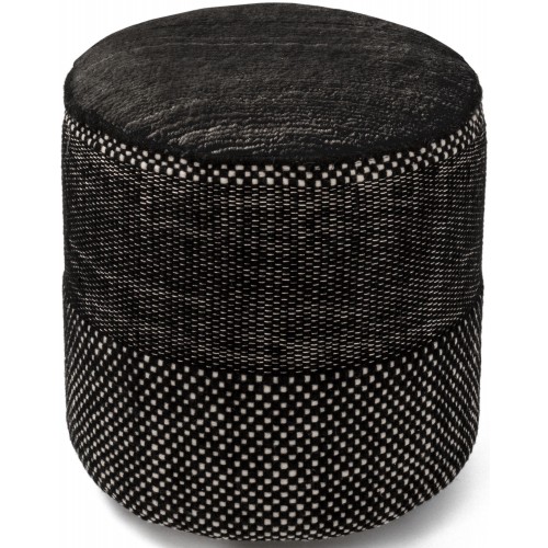 black - Tres Persian pouf - Nanimarquina