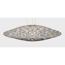 naturel / bleu - suspension Flax - David Trubridge