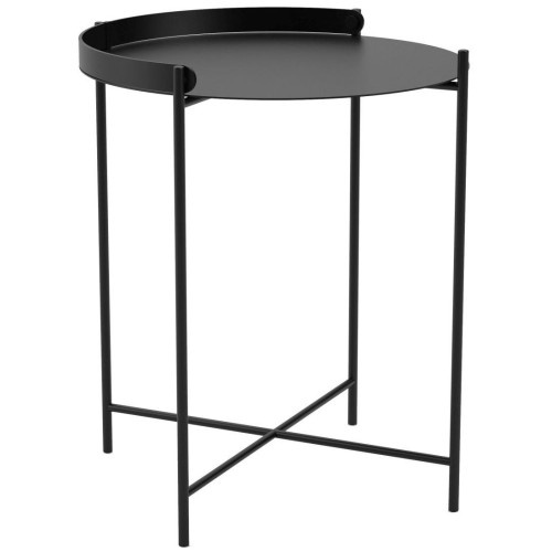 Edge table – Ø46 x H50 cm – black – Houe