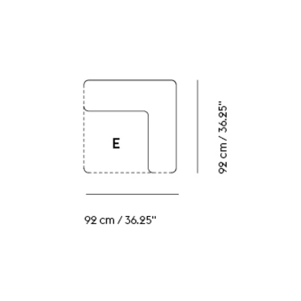 Corner module E - Connect