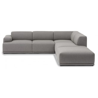 Connect Soft - corner sofa, Configuration 2 - Re-Wool 128 fabric - Muuto