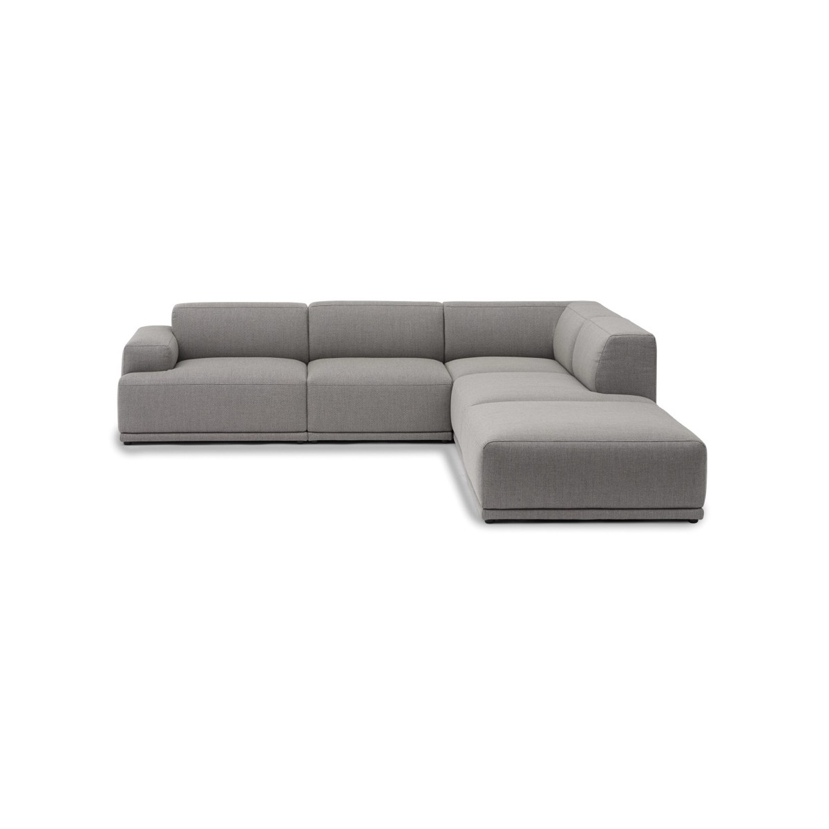 Connect Soft - corner sofa, Configuration 2 - Re-Wool 128 fabric - Muuto