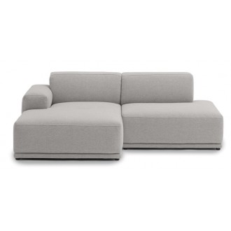 Connect Soft - 2 seater sofa, Configuration 3 - Clay 12 fabric