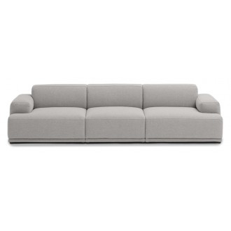 Connect Soft - 3 seater sofa, Configuration 1 - Clay 12 fabric - Muuto