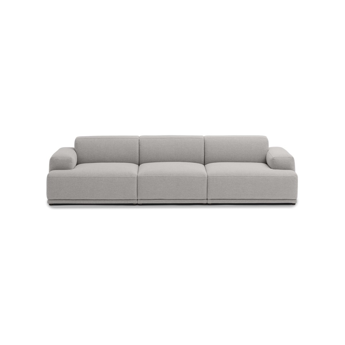 Connect Soft - 3 seater sofa, Configuration 1 - Clay 12 fabric - Muuto