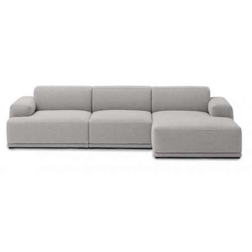 Connect Soft - 3 seater sofa, Configuration 2 - Clay 12 fabric - Muuto