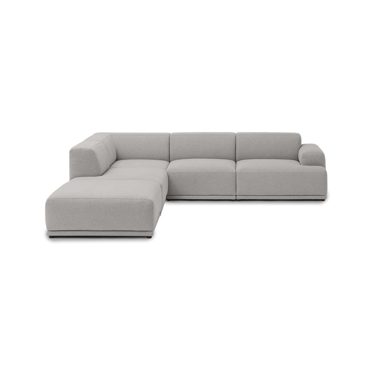 Connect Soft - corner sofa, Configuration 1 - Clay 12 fabric