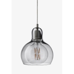 silver + clear PVC cord - Mega Bulb - &Tradition