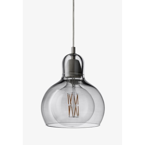 silver + clear PVC cord - Mega Bulb - &Tradition