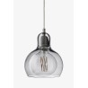 silver + clear PVC cord - Mega Bulb - &Tradition