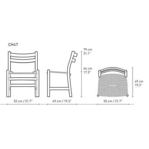 SOLD OUT - CH47 chair - Carl Hansen & Søn