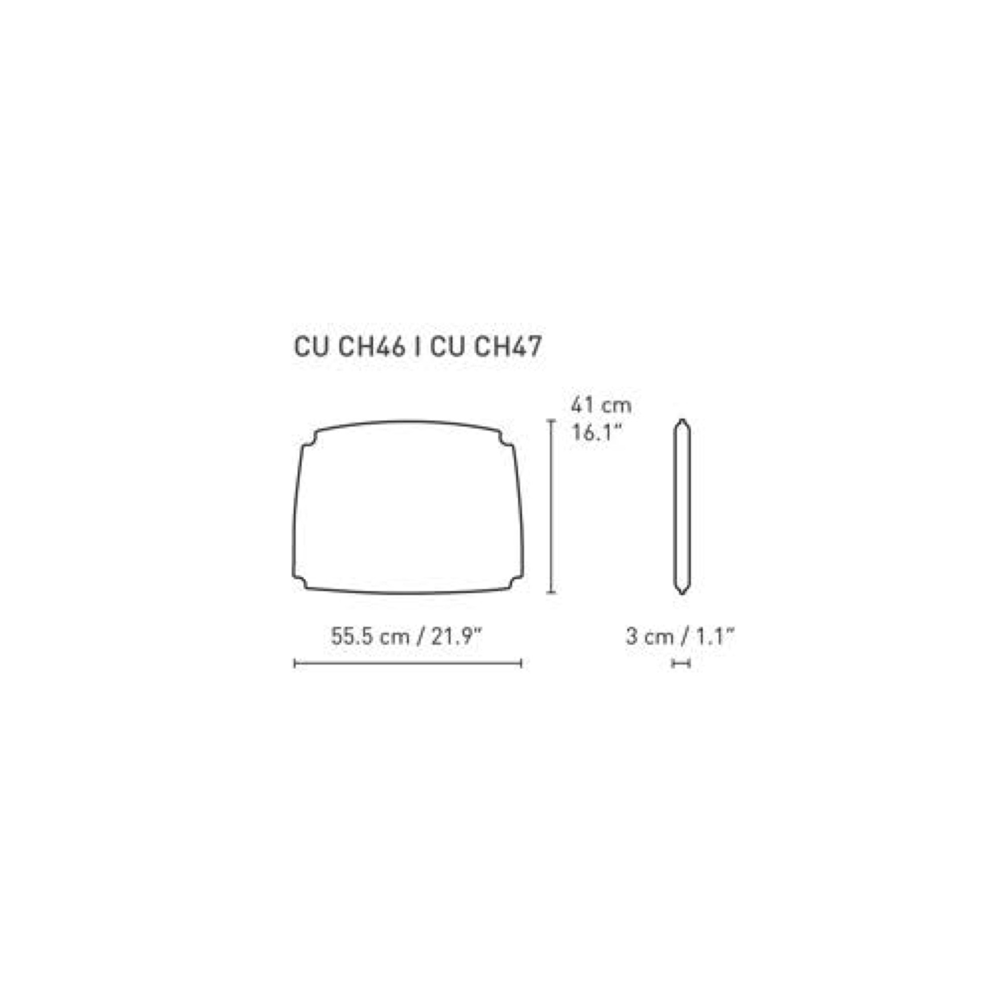 Seat cushion CH46/47 - Carl Hansen & Søn