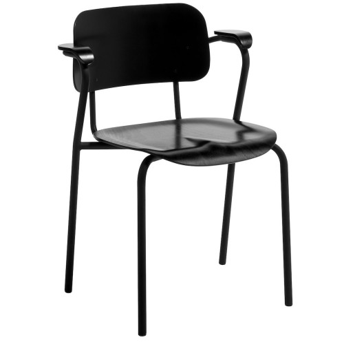 noir - chaise Lukki - Artek