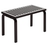 153B bench – Slatted seat – Black lacquered birch - Artek