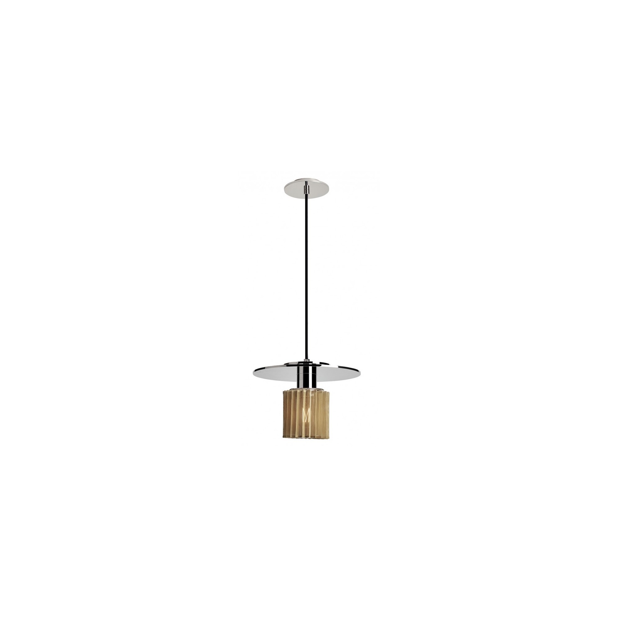 Ø27cm In the Sun pendant – silver/gold – DCW éditions