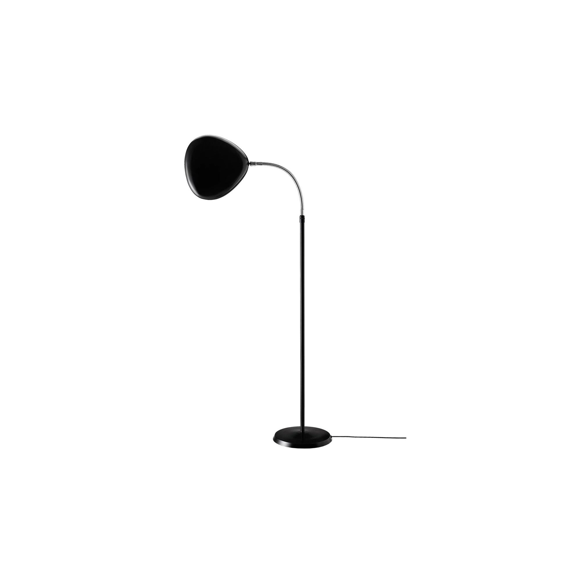 Black semi Matt - cobra floor lamp - Gubi