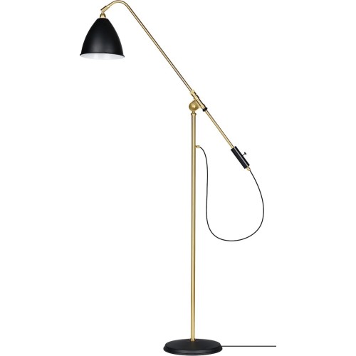 black / brass - Bestlite BL4 floor lamp - Gubi