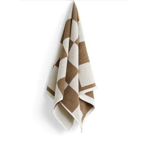 serviette Check 50x100cm – cappuccino – Hay