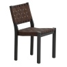 black birch + black/brown webbing - Chair 611 - Artek