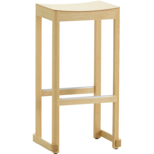 ash, lacquered - Atelier Bar stool - Artek