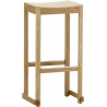 oak, lacquered - Atelier bar stool - Artek