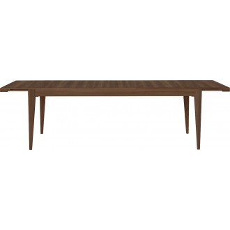 American walnut lacquered – S-Table extendable