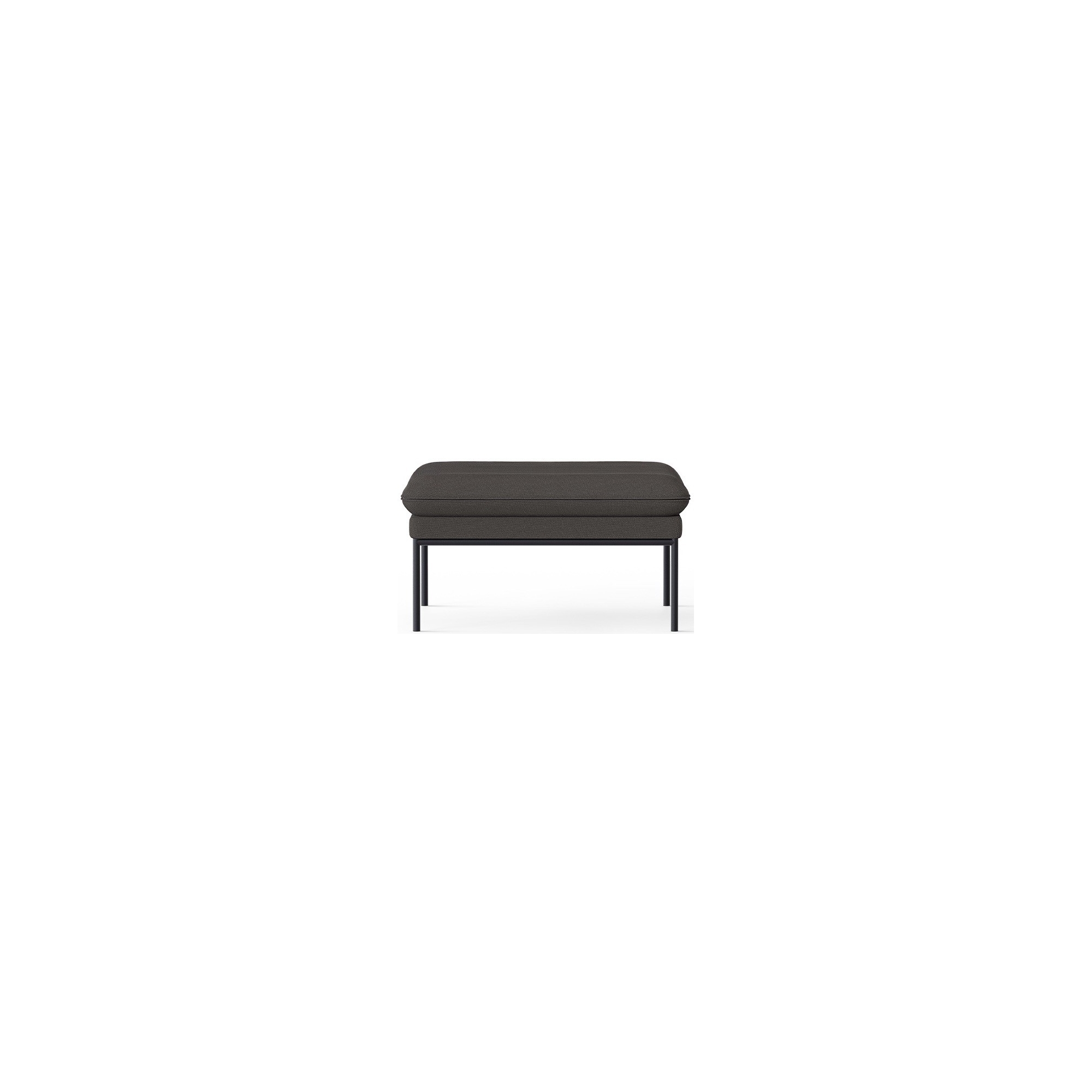 Hallingdal 370 fabric – black base - Turn pouf - Ferm Living