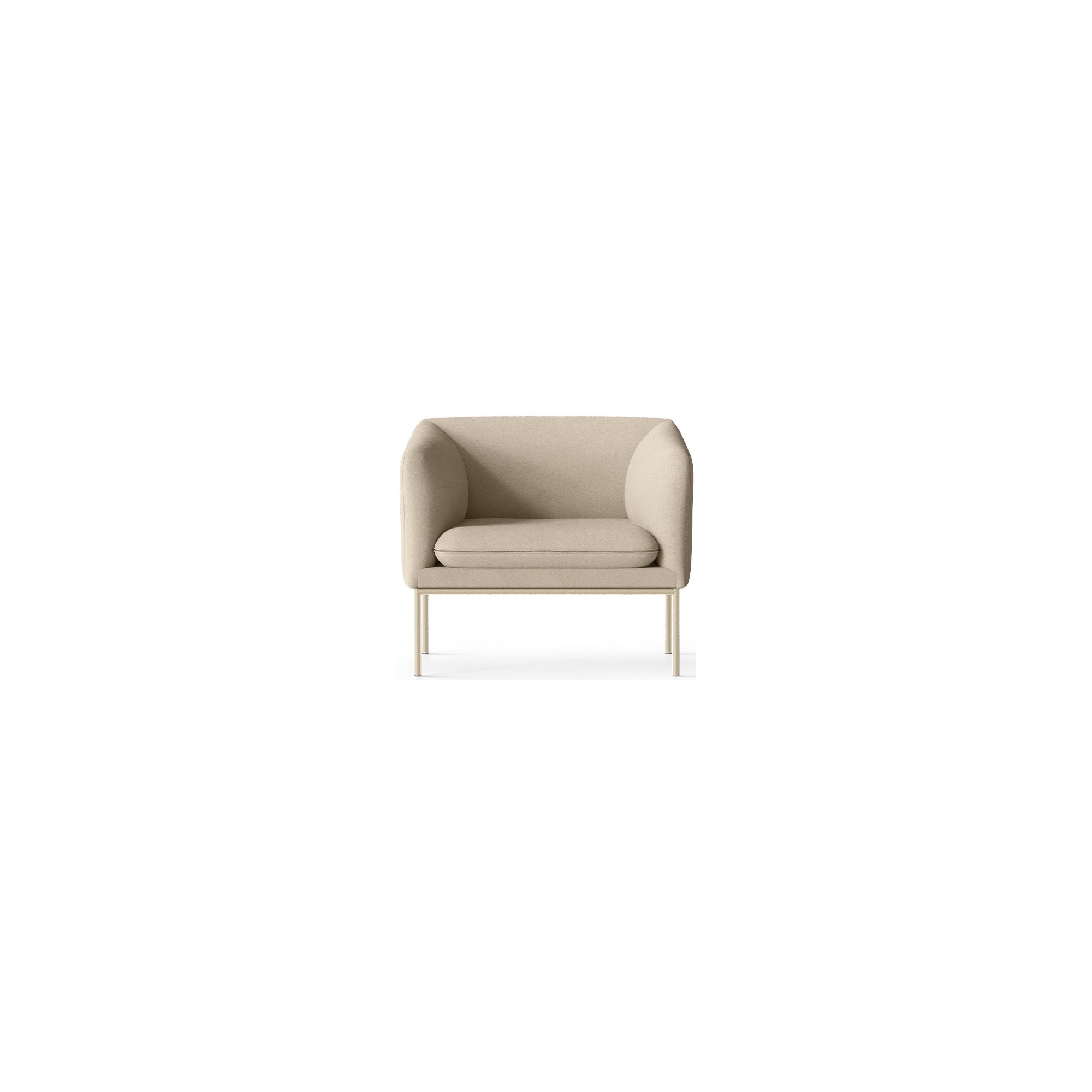 Focus 61040 fabric – cashmere base – Turn lounge chair - Ferm Living