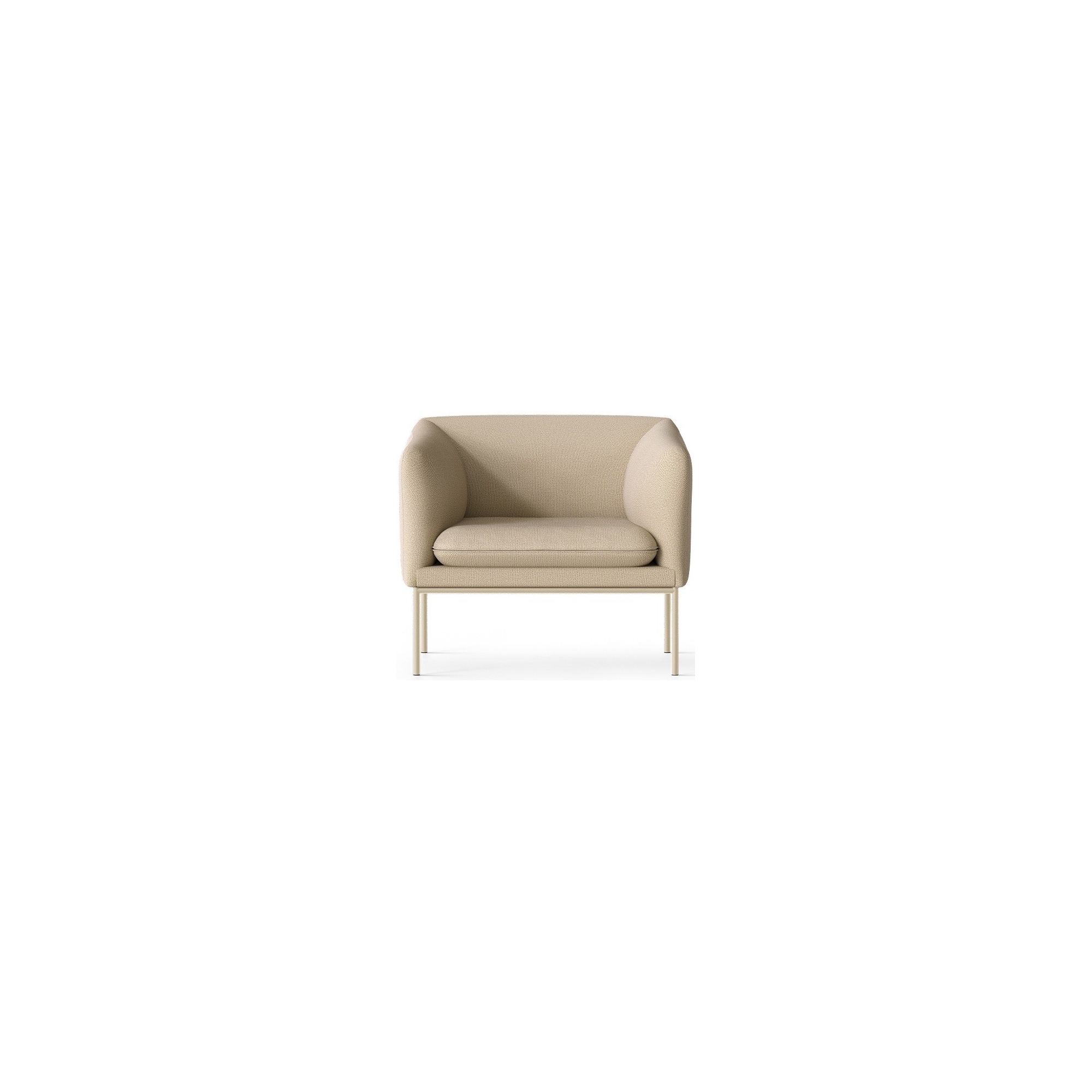 Hallingdal 220 fabric – cashmere base – Turn lounge chair - Ferm Living