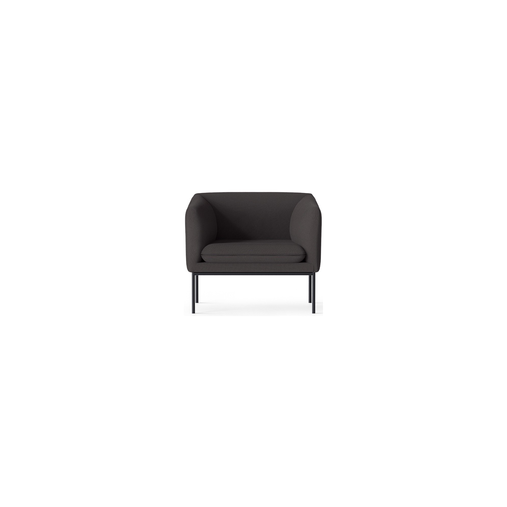 Cyber 2101 fabric – black base – Turn lounge chair - Ferm Living