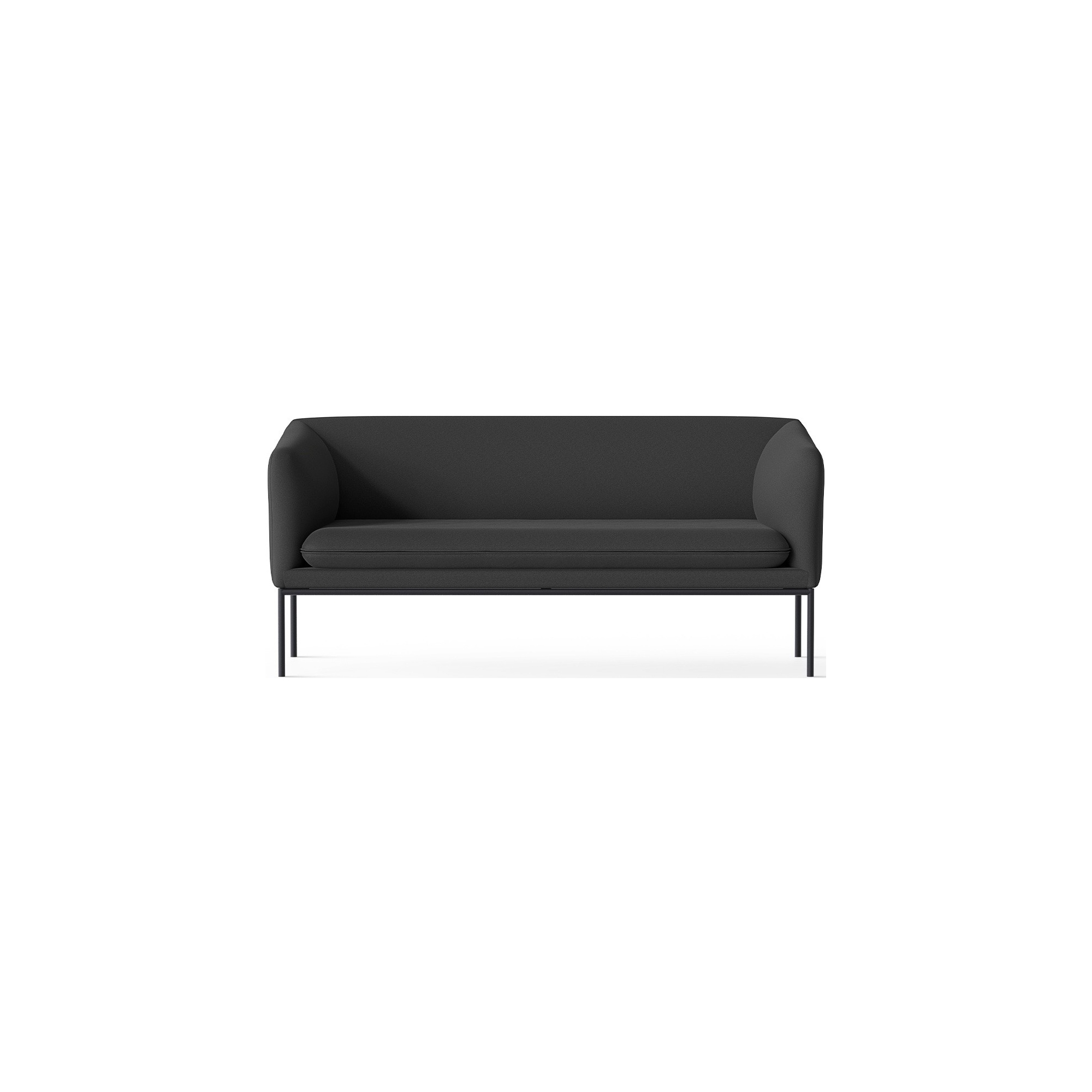 tissu Focus 60212 – base noire – canapé Turn 2 places - Ferm Living