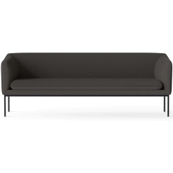 Cyber2101 fabric –  black base – Turn 3-seater sofa - Ferm Living