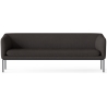 Steelcut trio 383 fabric –  black base – Turn 3-seater sofa - Ferm Living