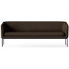 Hallingdal 370 fabric –  black base – Turn 3-seater sofa - Ferm Living