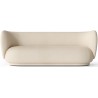 Rico 4-seater sofa – Brushed off-white - Ferm Living