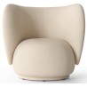 Rico Lounge chair – Brushed off-white