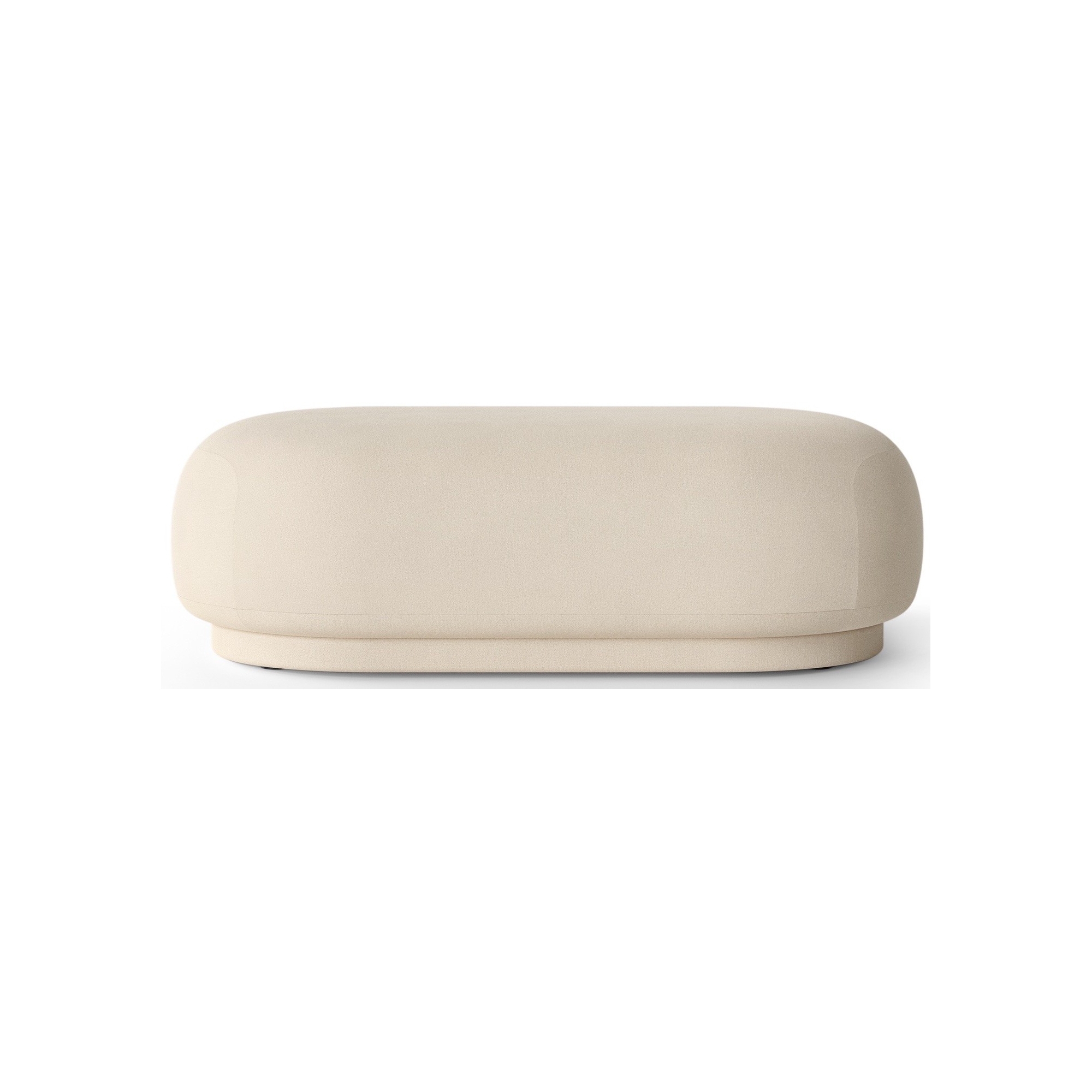 Rico ottoman – Brushed off-white - Ferm Living