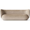 Rico 3-seater sofa – Faded Velvet 16 Sand - Ferm Living