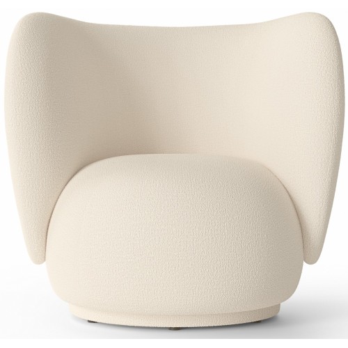 Fauteuil Rico – Bouclé Laine Off-White - Ferm Living