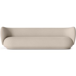 Rico 4-seater sofa – Wool Bouclé natural - Ferm Living